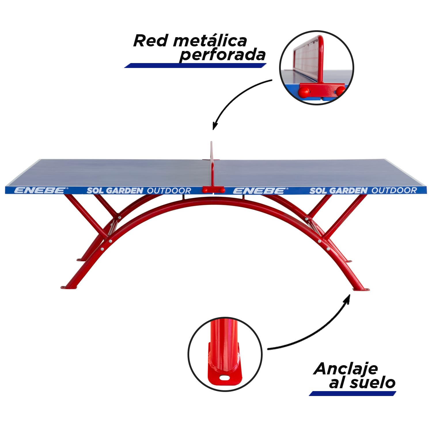 Mesa PINGPONG ENEBE Sol Garden Outdoor
