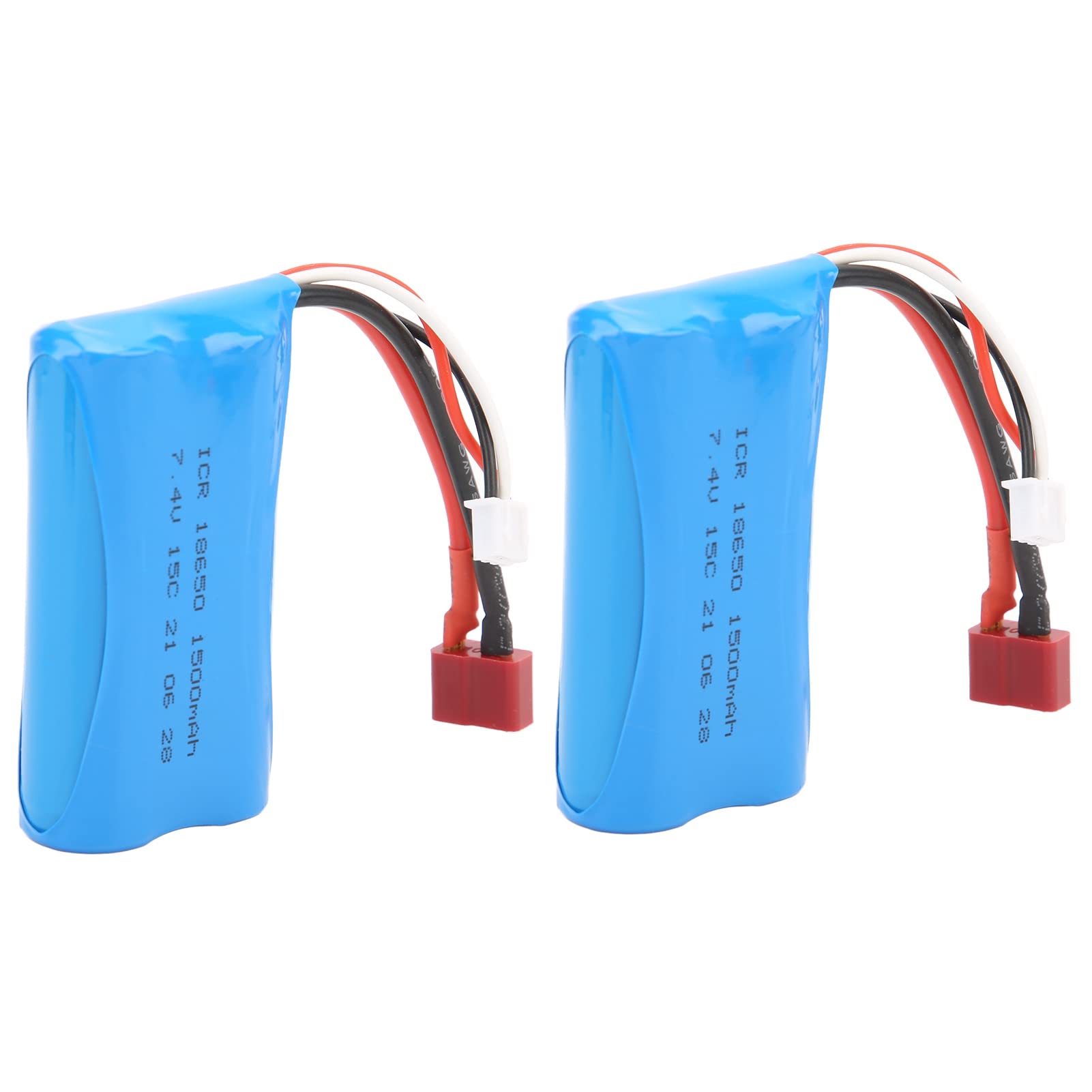 Batterie Lipo 7.4V 1500mAh 15C pour Véhicules Télécommandés, Temps de Divertissement Plus Long