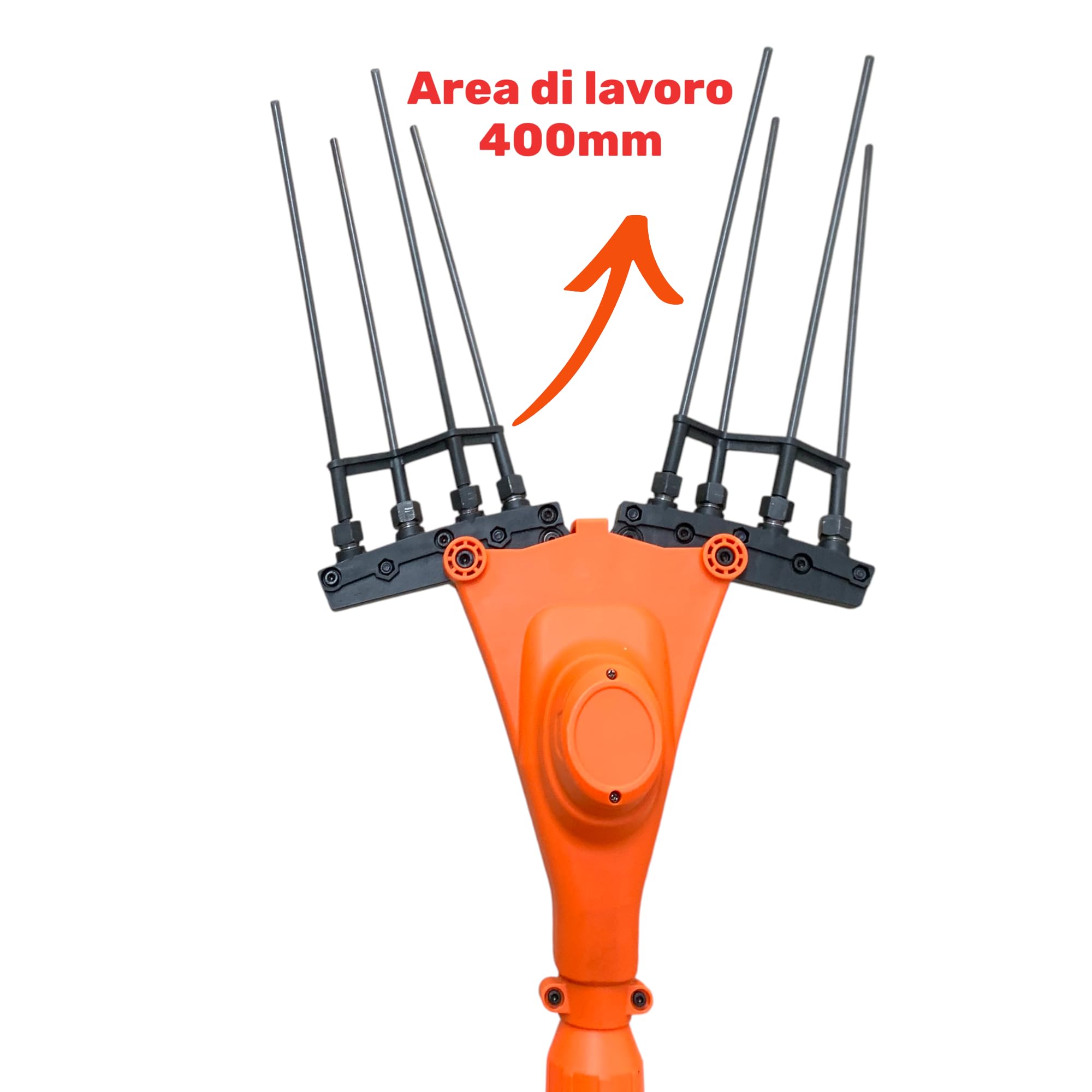 Abbacchiatore Scuotiolive Elettrico Multifunzione a Batteria e Alimentazione 12V con Doppia Batteria da 128Vf 10000mHa Motore 140W 5 Velocità 800-1250BPM Display Digitale Pettine in Fibra di Carbonio