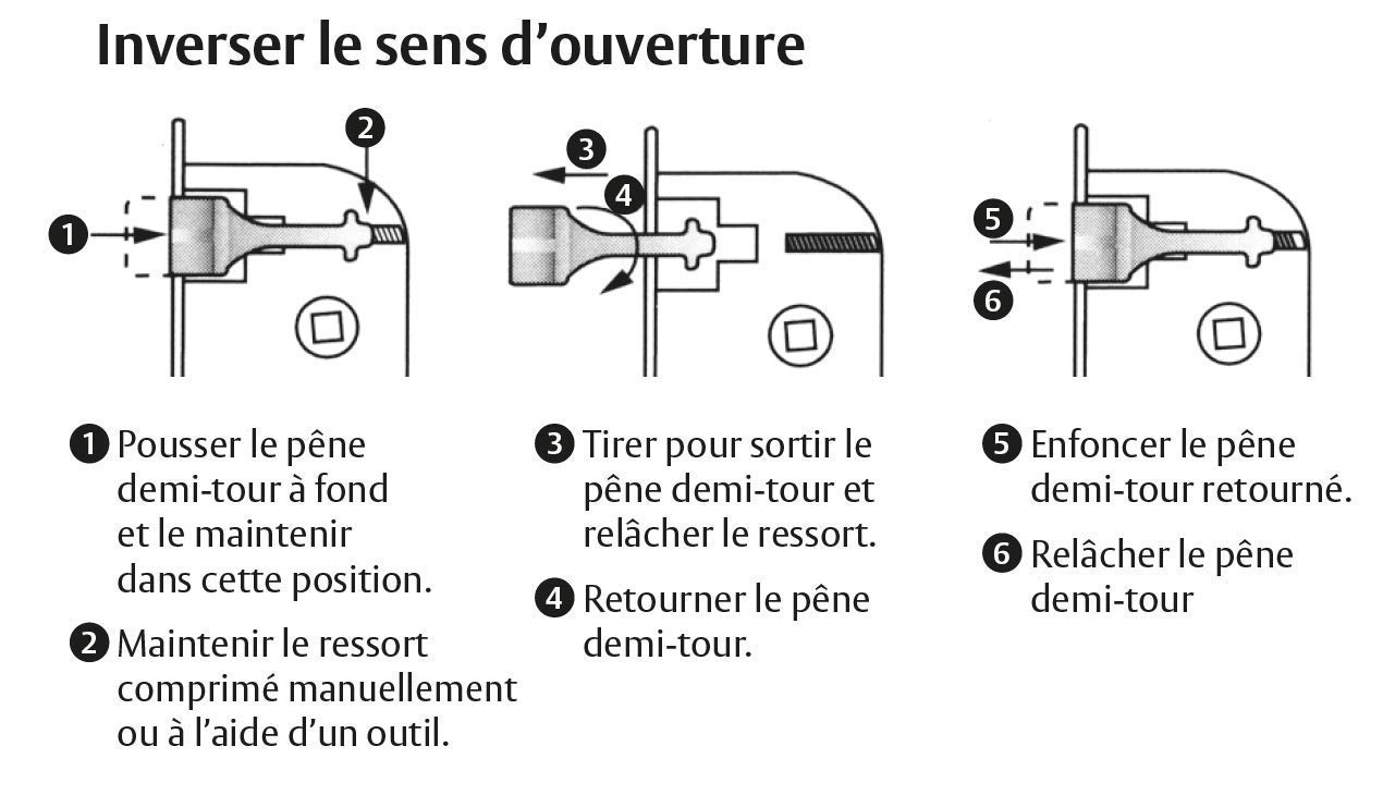 Yale Serrure à encastrer à condamnation, axe 40 mm, Coffre 135 mm - Certifié NF Niveau 2 - Y73R-A40/B/SC - Pêne Réversible, Têtière Bouts Ronds - Porte Salle de Bain et WC - Blanc, Gâche Incluse, NF