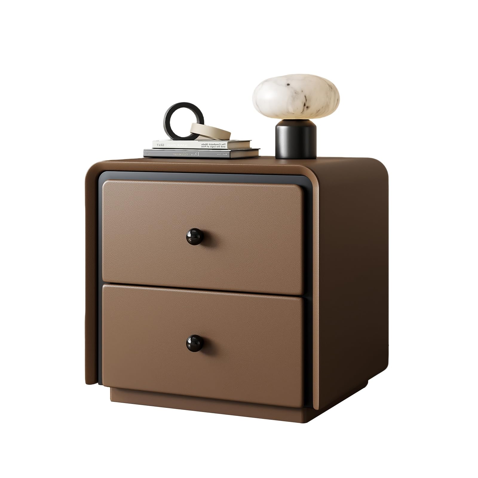 Table d'appoint en bois massif 35cm petit meuble de rangement salon bureau