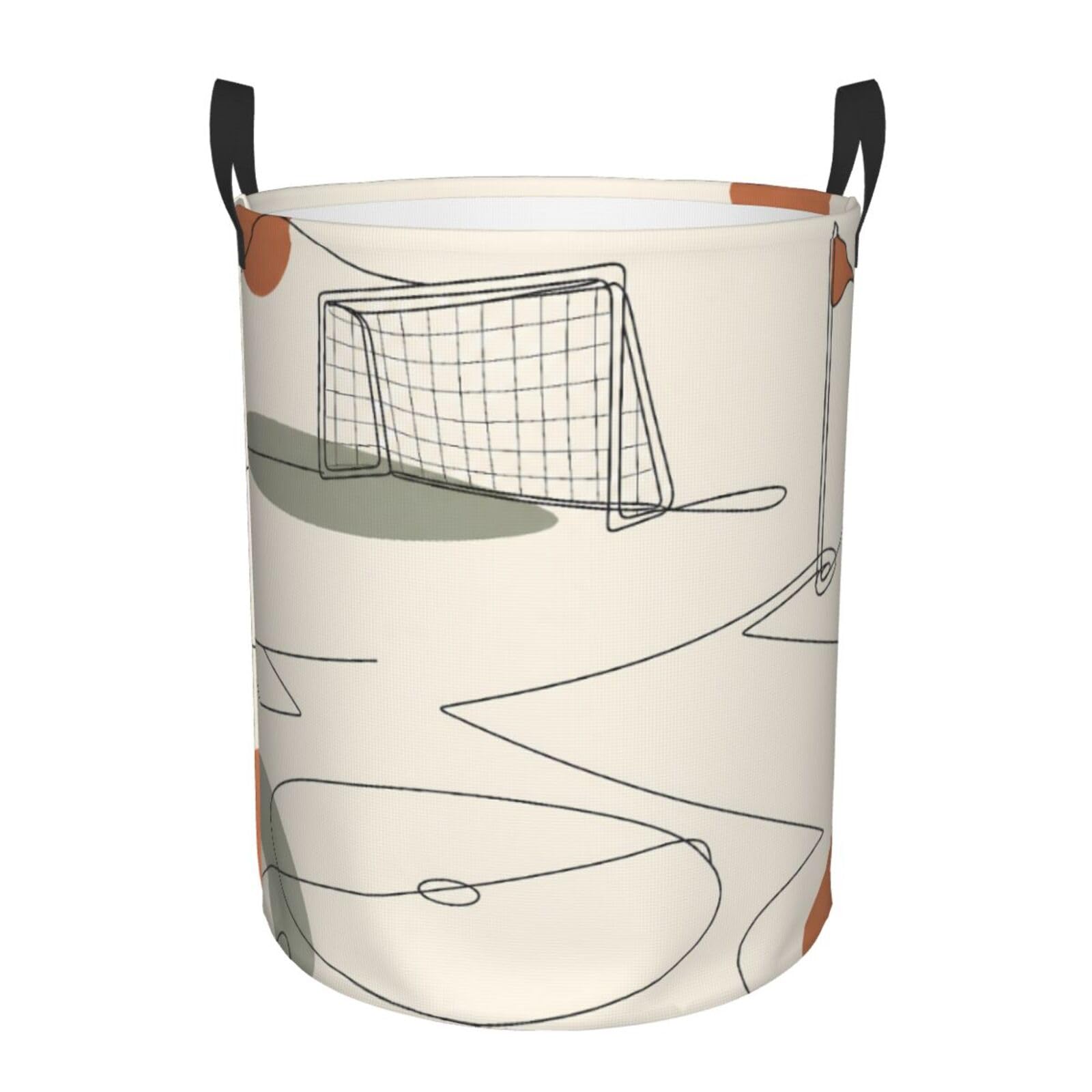 Corbeille de rangement pour buanderie et chambre d'enfant au motif stade