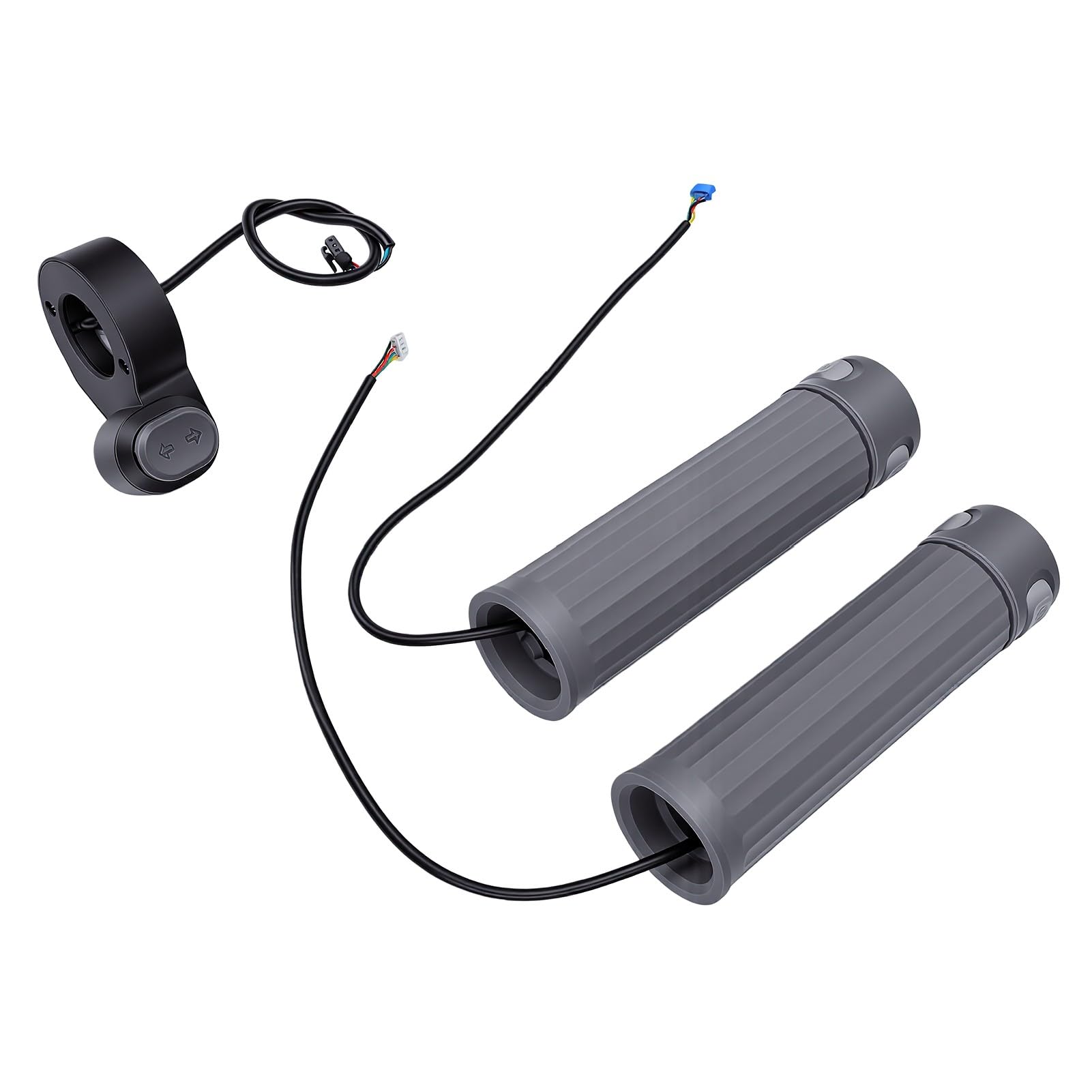 Alomejor Manopole Manubrio con Indicatori di Direzione, Accessori | Costruzione in Silicone Antiscivolo, Indicatori Luminosi Ad Alta intensità