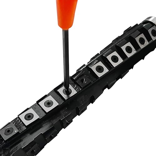 Miniatura 3 de FOXBC Cabezal de corte helicoidal en espiral de 12-1/2 pulgadas para cepilladora DeWalt DW733 DW734