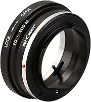 Vista 3 de K&F Concept FD to EOS M Adapter, Lens Mount Adapter for FD Mount Lens and EOS M Mount Camera