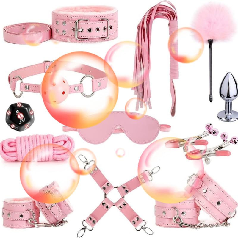 Accessoire vêtements de remise en forme en cuir rose Roman pour entraînement de yoga