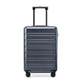 Carry On Luggage 22x14x9 Airline Approved, 20 Inch Luggage with Smooth Double Spinner Wheels, Hard Shell PC+ABS Suitcase Carry-On, Lightweight Travel Luggage, TSA Approved (Grey, Andes)