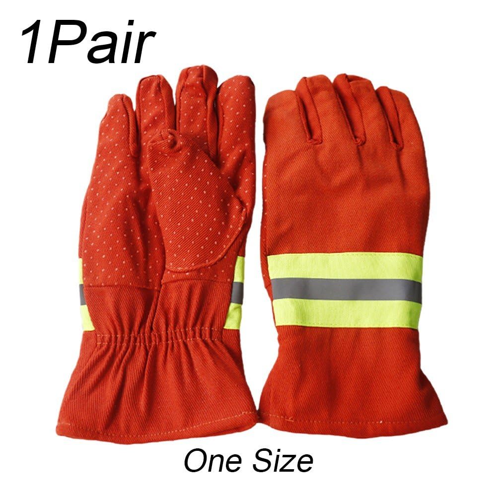 Haiyou Firefighting Gloves, Professional Fire Fighter Gloves, Heat