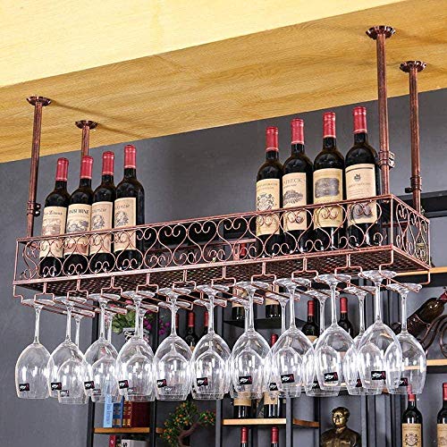 Armoire à vin murale rustique pour libérer l'espace et ranger vos verres