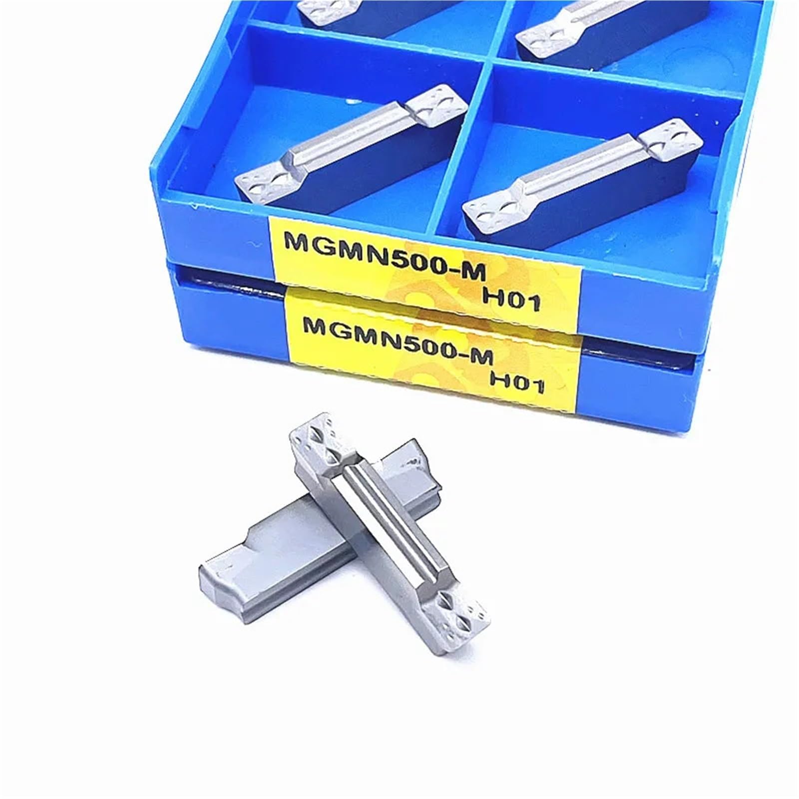 10 piezas MGMN150-G MGMN200-G MGMN250-G MGMN300-M MGMN400-M MGMN500-M H01 Inserto de torneado de carburo indexable Herramientas de corte for ranurado de torno(MGMN300-M H01)