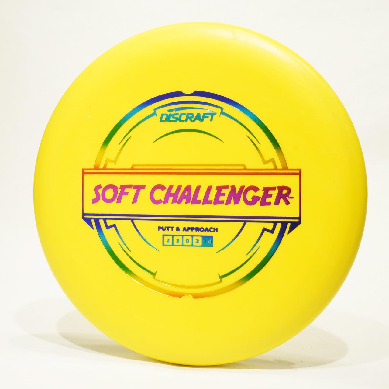 Discraft Soft Putter Line Soft Challenger Disc Golf Putter & Approach Disc, Pick Color/Weight [Stamp & Exact Color May Vary] Blue 173-174 Grams