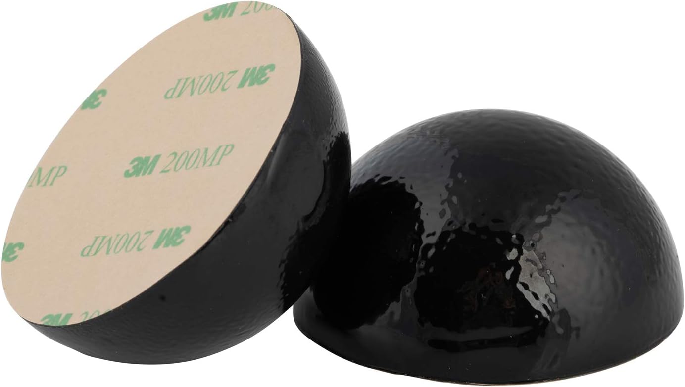 1" Dia Sorbothane Hemisphere Rubber Bumper Non-Skid Feet With Adhesive (8, 30 Duro)