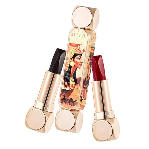Miniatura 8 de ANGGREK Lápiz labial duradero, exquisito y elegante de 6 colores, lápiz labial mate colorido de doble cabeza con fácil extracción, grandes amantes