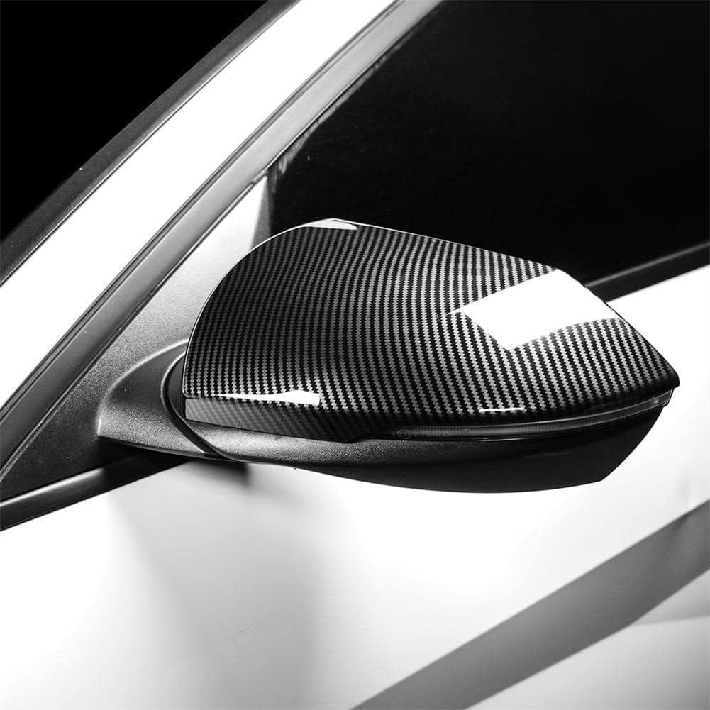 JUIVEEL Carbon Fiber Pattern ABS Car Side Rear View Mirror