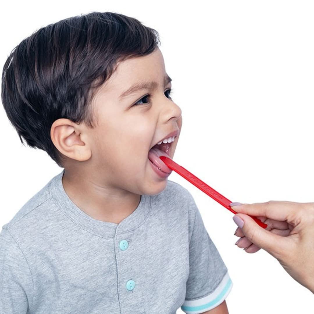 Abbassalingua in plastica, con aroma 40 pezzi sterile, con gusto frutta per bambini o logopädie