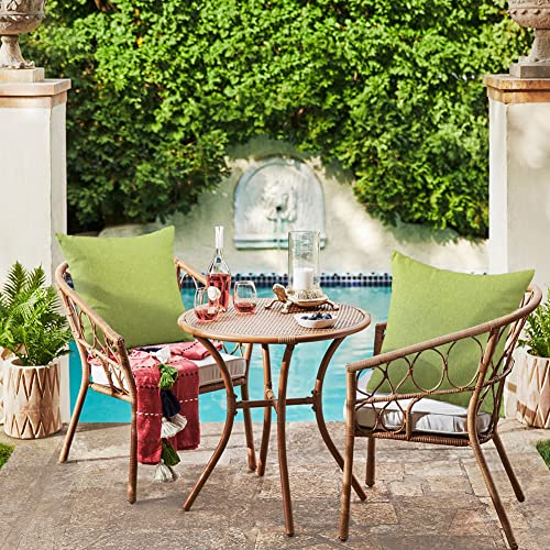 Housses de coussin imperméables de jardin vert pour canapé et sofa