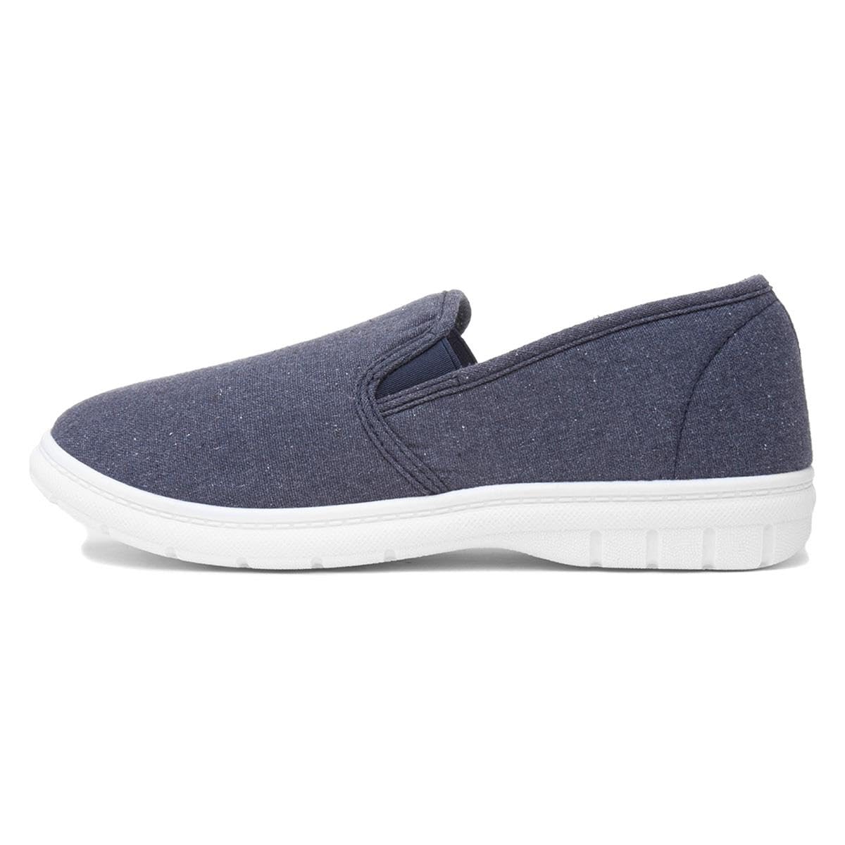 Mens Navy Twin Gusset Canvas