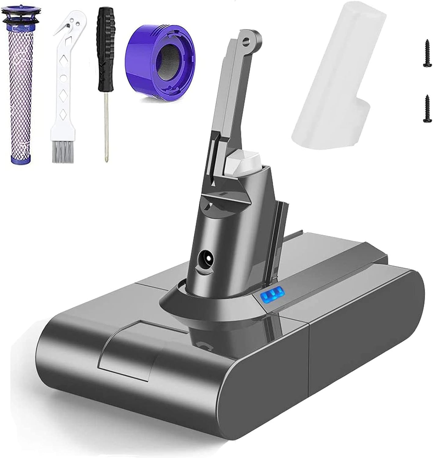 4600mAh Batterie pour Dyson V8 Absolute Animal Fluffy Batterie de