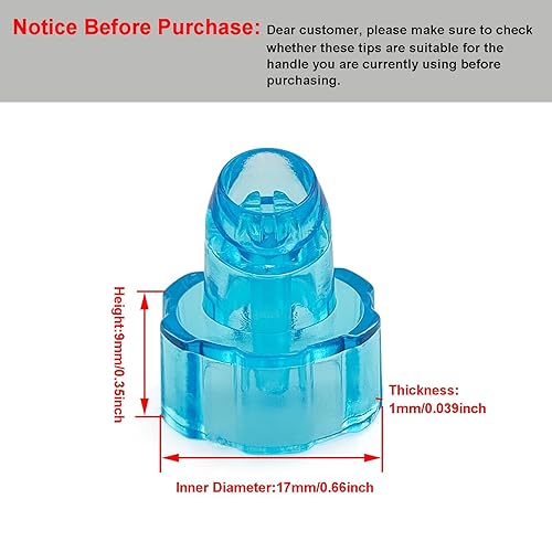 Miniatura 2 de Elitzia Cabezales de microderma de dermoabrasión hidráulica de plástico, puntas de exfoliación de agua para el cuidado facial, herramienta de