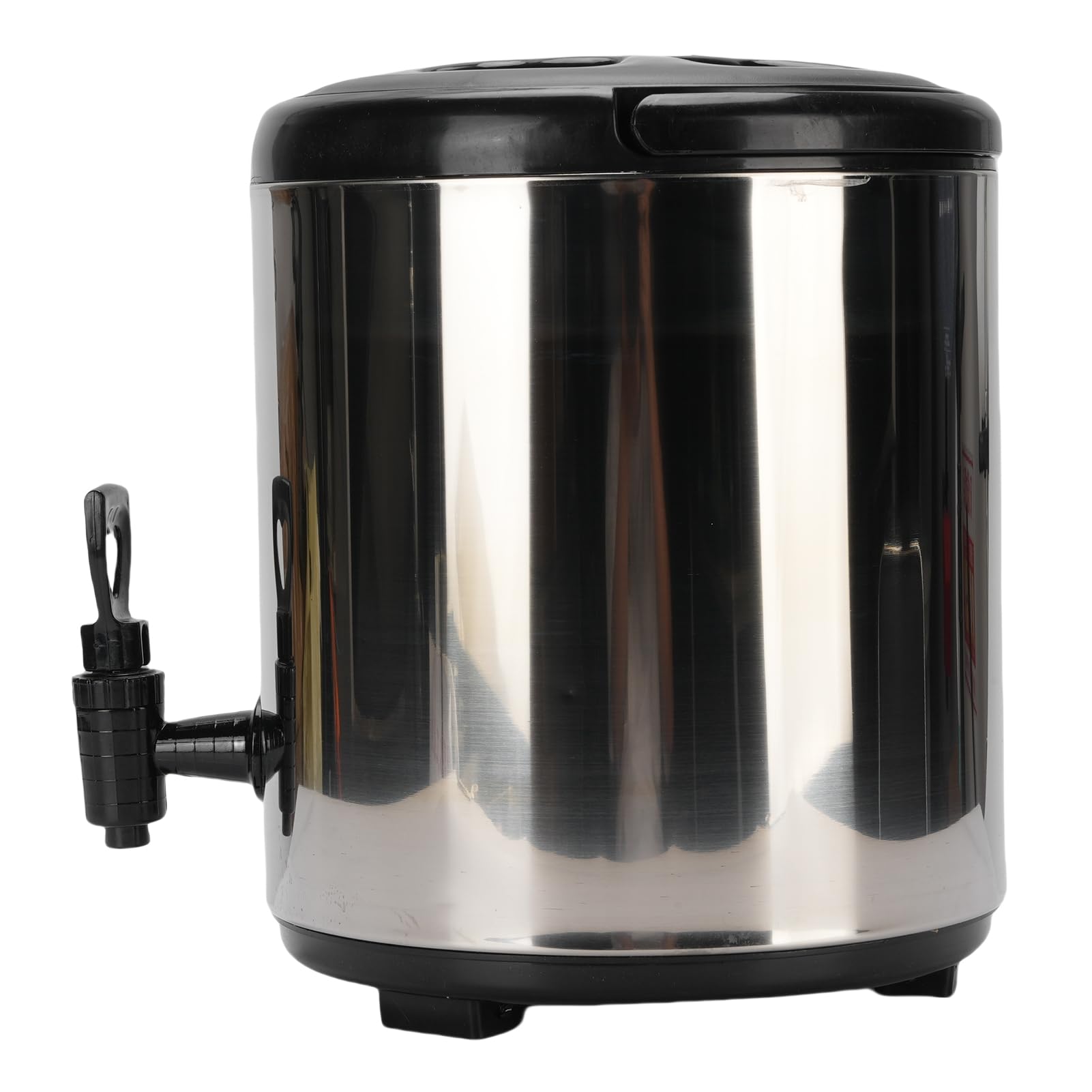 Tissting Dispenser per Bevande Calde e Fredde 6L, in Acciaio Inossidabile per Latte, Tè, Succhi, Zuppe, Ideale per Feste, Campeggio e Uso Commerciale (Argento)