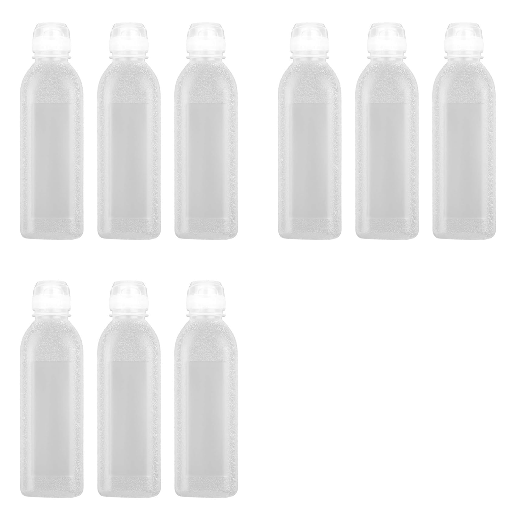 Hndhbfgrt Condiment Squeeze Bottles, Squeeze Bottles for Sauces, Olive Oil Dispenser, Ketchup Bottles Squeeze 9-Pack 17 Oz (500ML)
