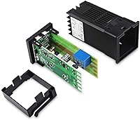 Vista 3 de REX-C100 - Controladores de temperatura PID (100 – 240 V, termopar con sensor K + 40 A SSR para la elaboración del hogar (no admite RT100)