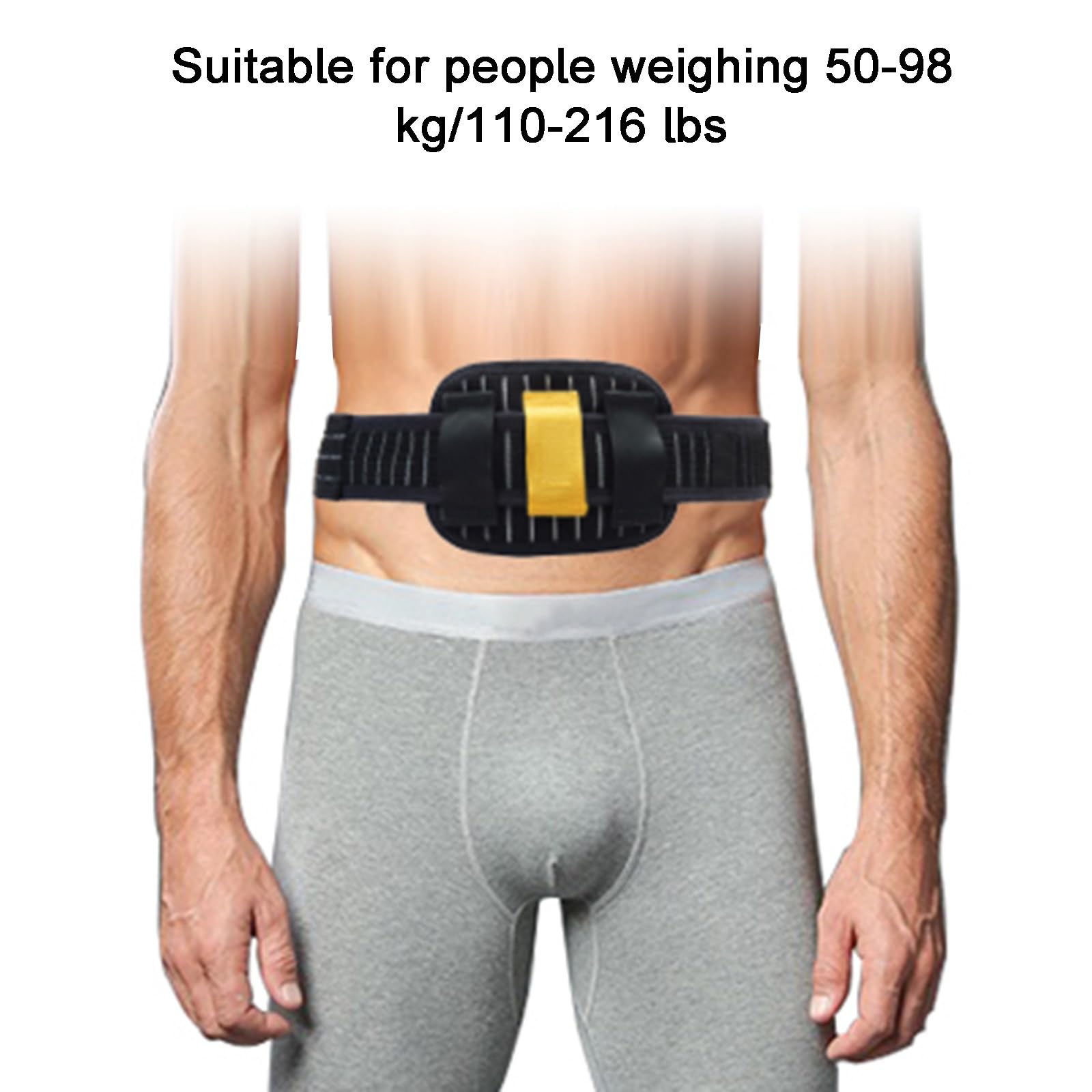 YZWZZXC Umbilical Hernia Belt for Men, Abdominal Hernia Support, with Compression Pad, Comfortable to Wear, Unisex, Helps Relieve Pain