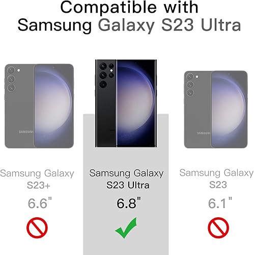 Miniatura 2 de JETech Funda mate para Samsung Galaxy S23 Ultra 5G de 6.8 pulgadas, funda protectora delgada translúcida esmerilada, antihuellas dactilares (verde