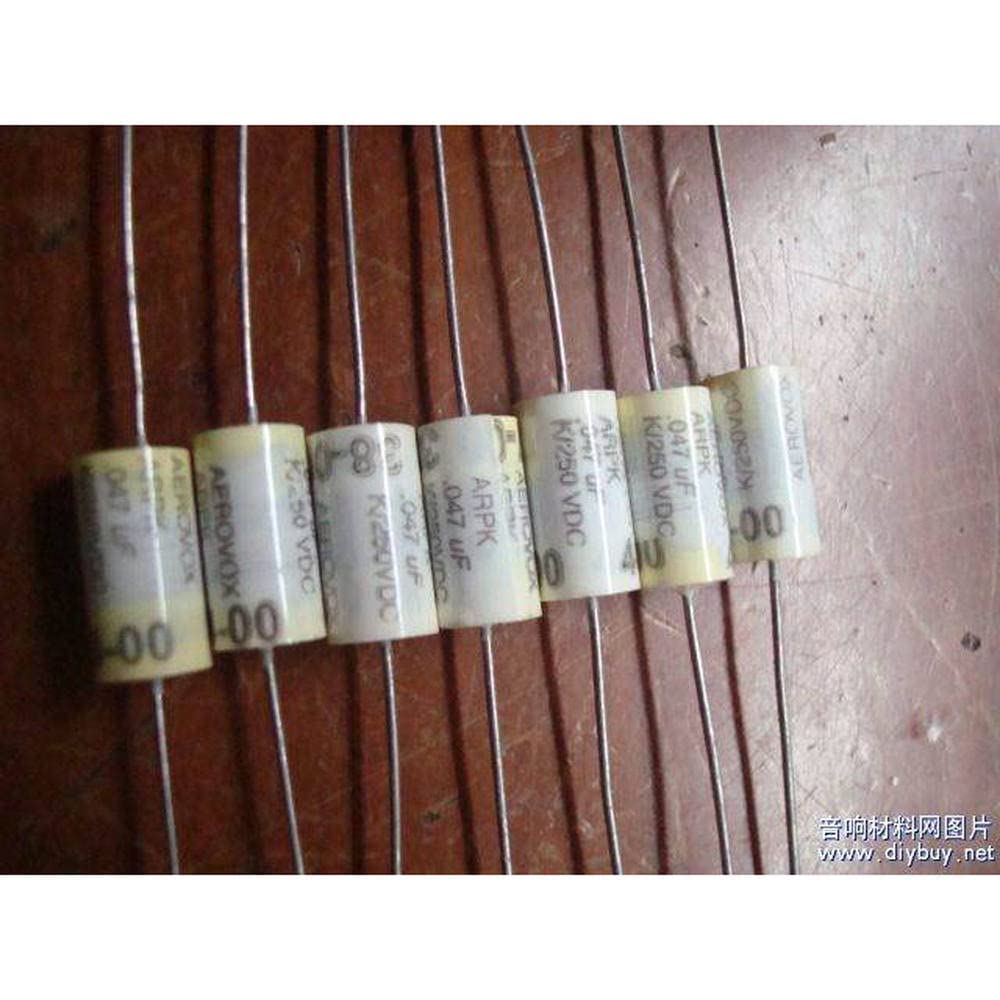 avox tin Film 250V 0.047uf 473 Copper Foot Tone tin foil Guitar electrodeless Capacitor 10pcs