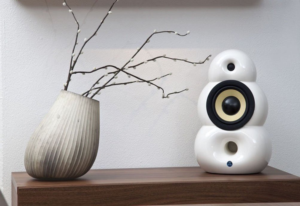 Scandyna A/S SmallPod 2-Way Shelf Speaker White : Amazon.de