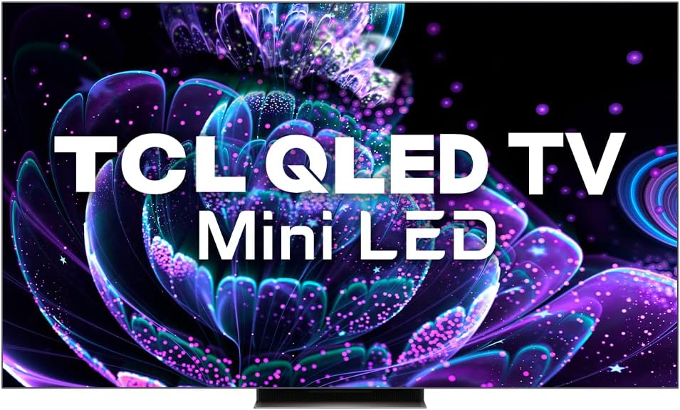 TV TCL QLED 65” 4K Mini LED Google, 144Hz, Dolby e WiFi 6 — Melhor design e som imersivo