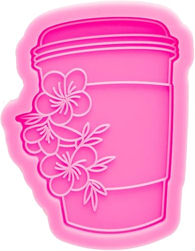 Miniatura 9 de Molde de silicona brillante con forma de taza de café, molde de arcilla polimérica, collar de resina epoxi, molde de joyería epoxi, llavero de