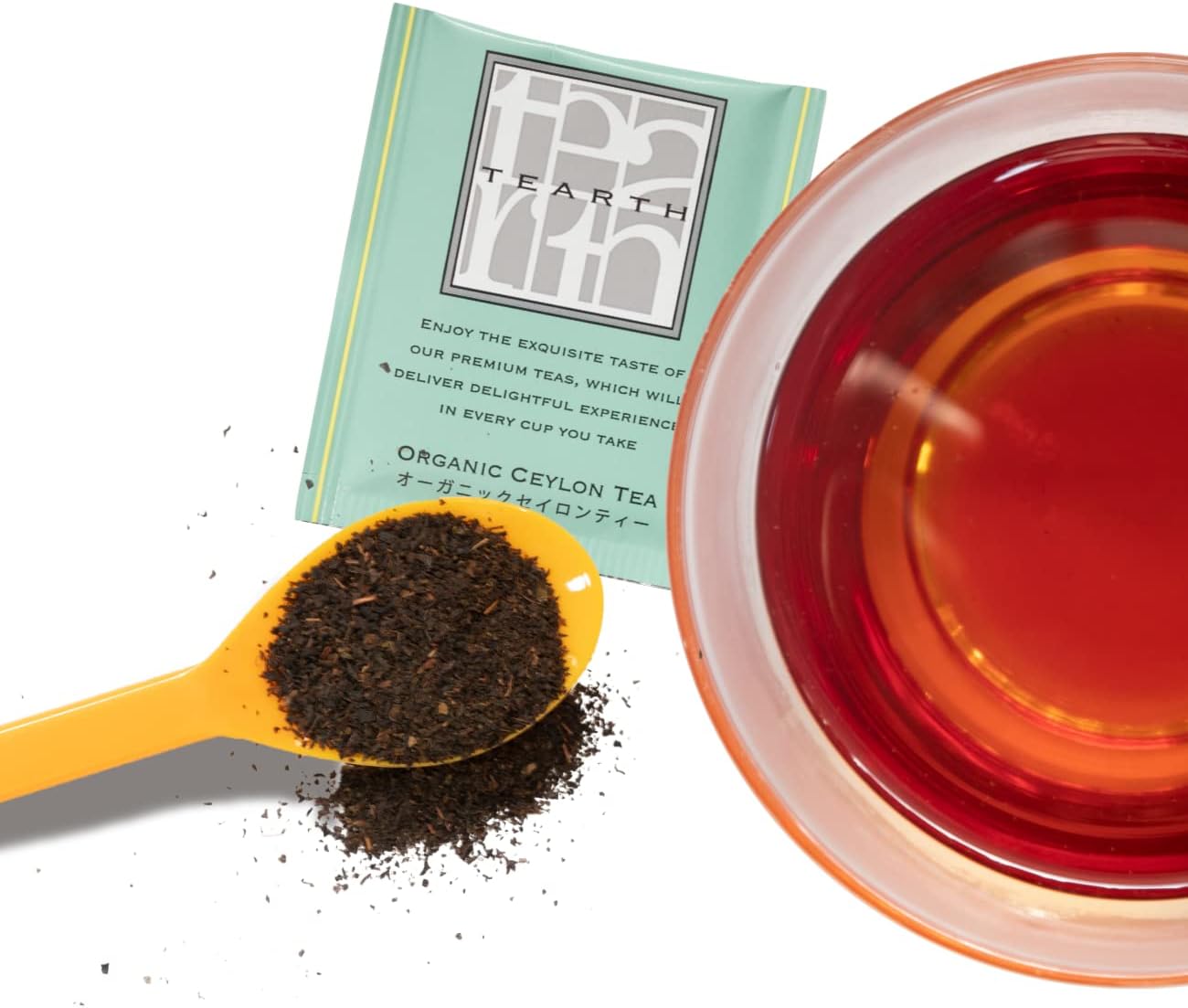 Amazon Tearth ティーアース オーガニックセイロンティー 紅茶 ブラックティー ティーバッグ 25袋入り 個包装 Tearth 紅茶 通販