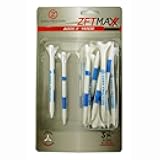 ZFT Maxx 3-Prong Composite Tees (White/Blue, 3.25