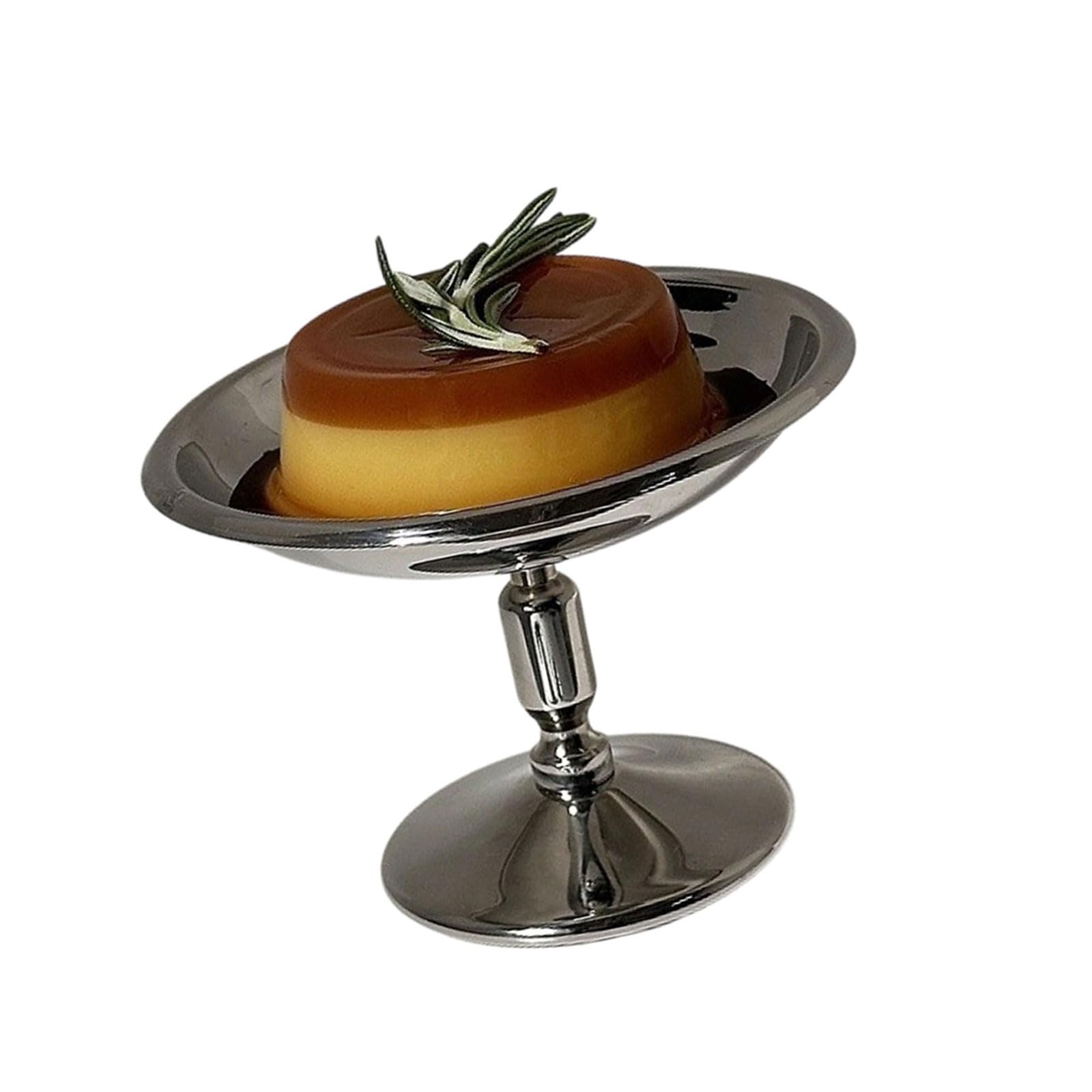 Nucelit Easy to Clean Stainless Steel Dessert Cup Multipurpose Salad Goblet for Parties Picnics and Outdoor Event Multipurpose Dessert Bowl