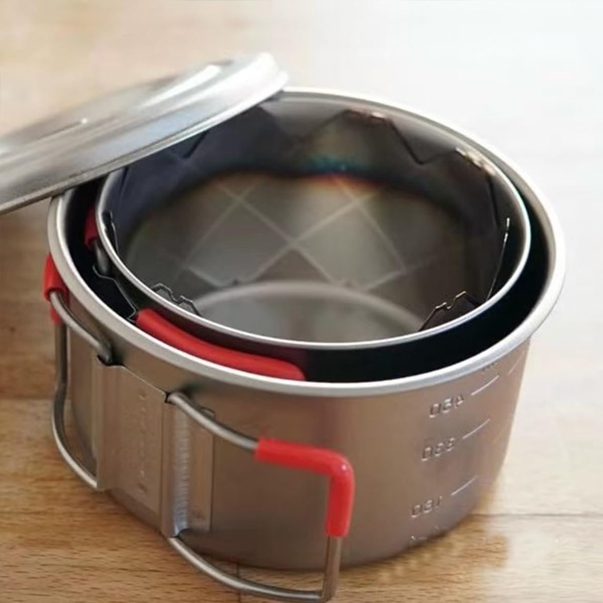 Amazon | メッシュストーブ アルコールストーブ 五徳 風防 ステンレス