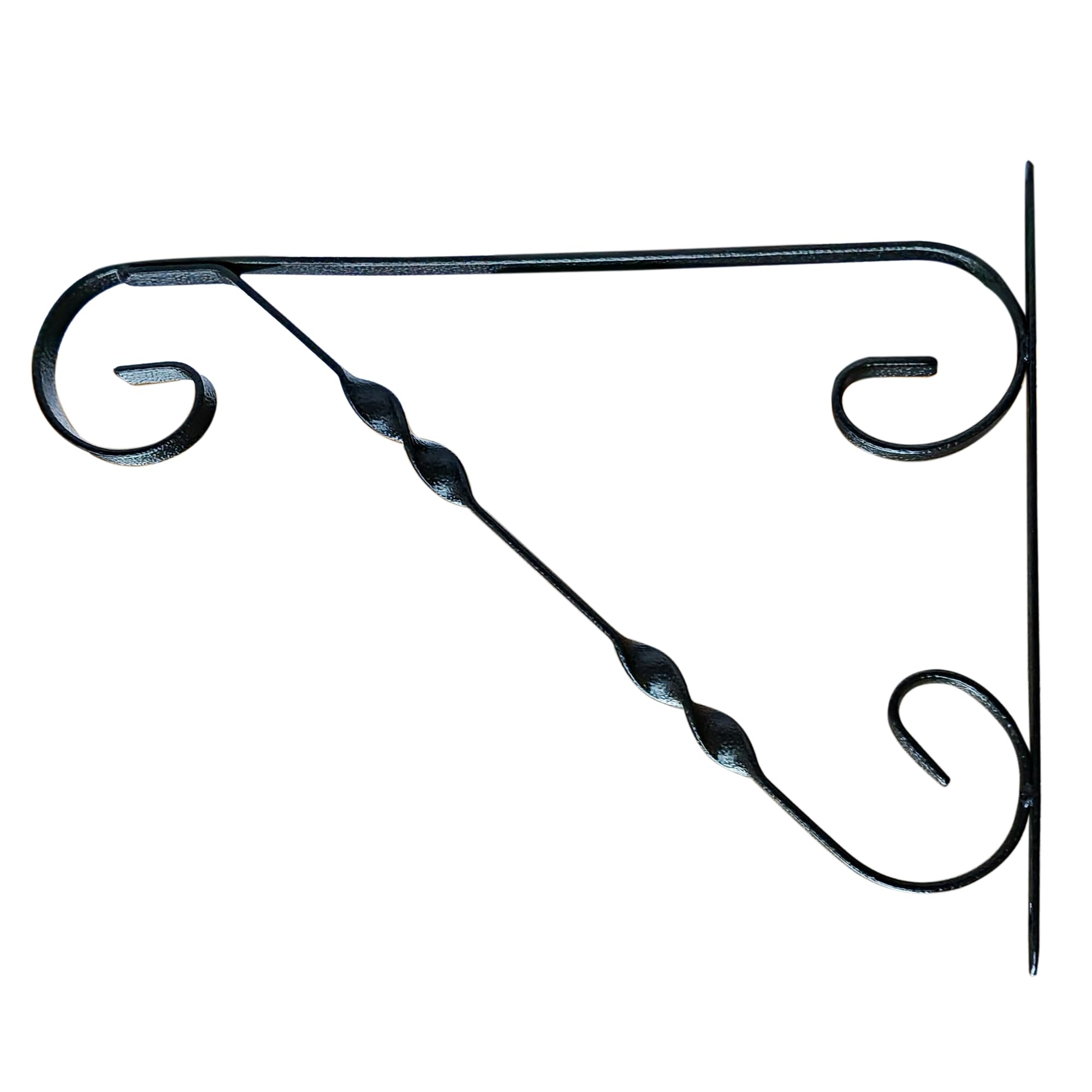 Support mural de fleurs en métal noir pour sublimer votre balcon ou votre salon de jardin