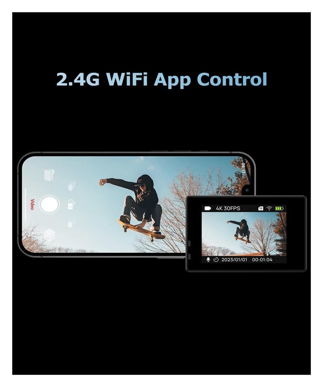 SJ4000 Air Action Camera con video 4K 30M impermeabile 2.4G WiFi Sport Cam bicicletta moto