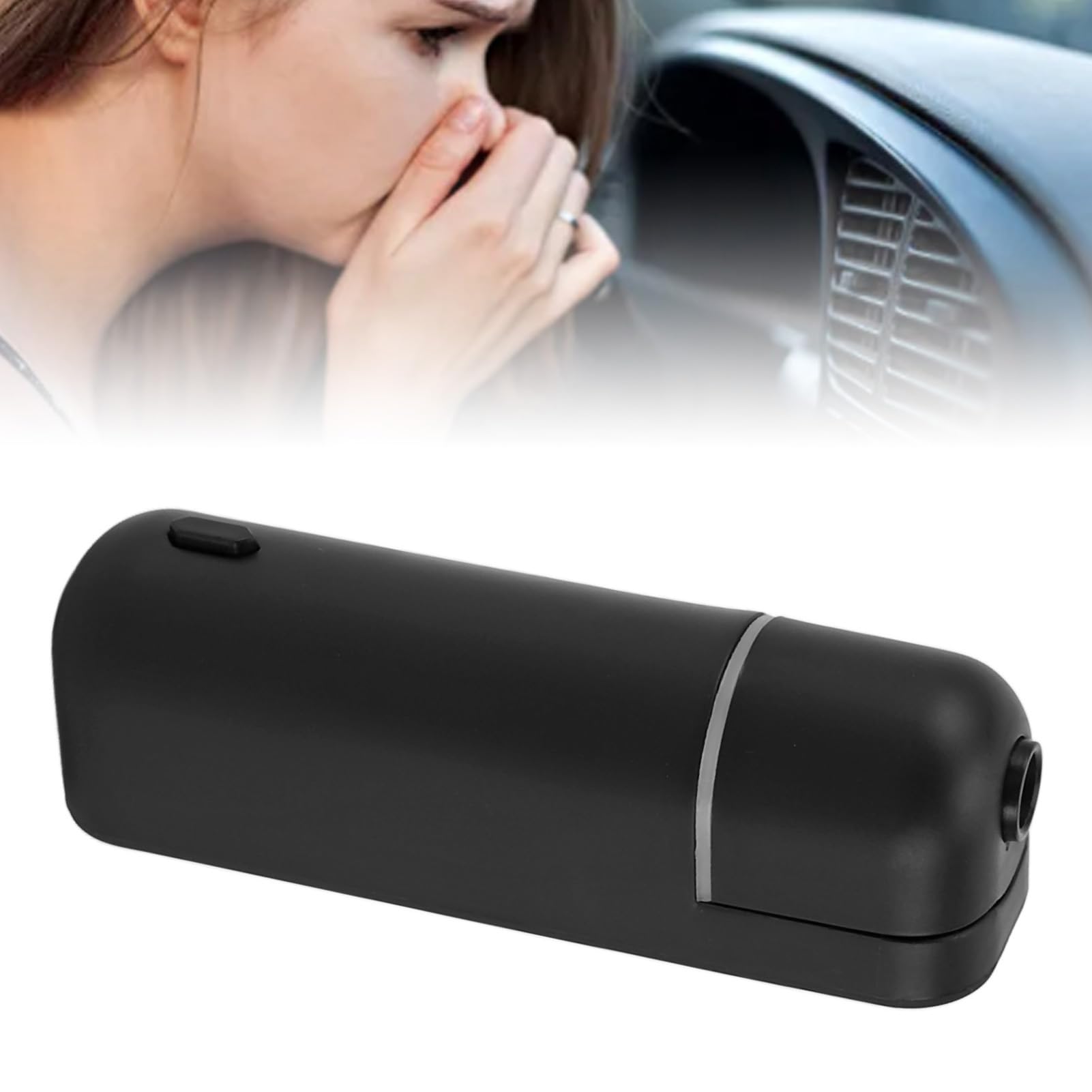 Samochodowy Dyfuzor Zapachowy, 5 V USB Plug and Play z Czujnikiem Ruchu Przenośny Samochodowy Dyfuzor Olejków Eterycznych z 6 Butelkami 5 Ml Olejku Eterycznego do Codziennych