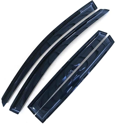 Miniatura 2 de 4 piezas para visera de ventana de escape Sun Rain Guard 2013-2019