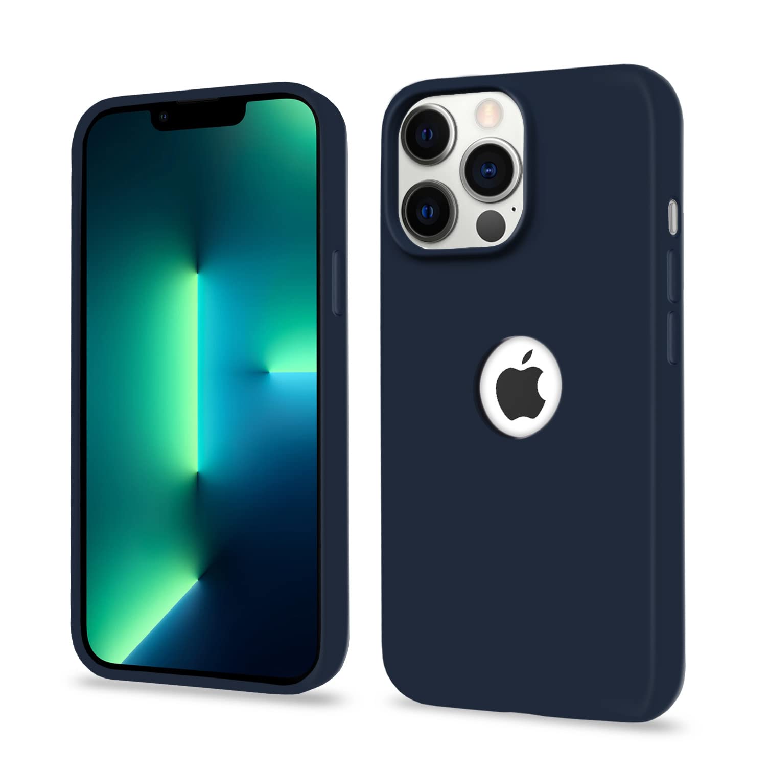 Pikkme Back Cover | Full Camera Protection | Raised Edges | Super Soft Silicone | Bumper Case for iPhone 13 Pro Max (Dark Blue) (B0C3RN4DP1) Amazon Price History, Amazon Price Tracker