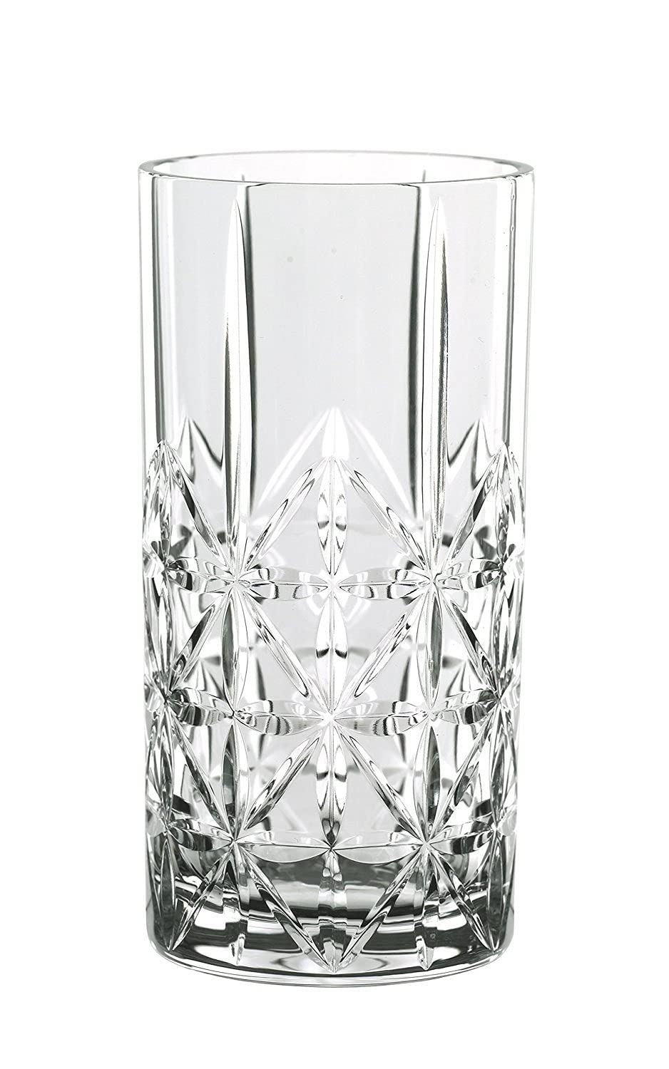 Nachtmann Highland Longdrink-Glas, Kristall, Cocktailglas, Collins, 8 Stück, 445.0 ccm, Zylindrisch, Wiederverwendbar, 15.1 cm hoch, für Zuhause, Modern, Cocktailparty