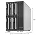 TERRAMASTER T6-423 6Bay NAS Storage - High Performance for SMB with N5095 QuadCore CPU 4GB DDR4 Memory, 2.5GbE Port x 2, Network Storage Server, Diskless
