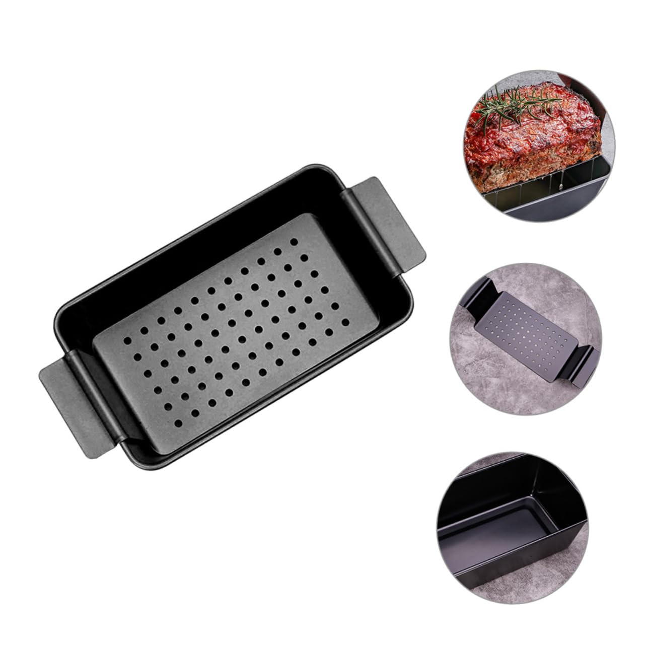 Mikinona Moule à Pain Antiadhésif Acier Avec Plateau Amovible Pour Toast Et Cuisson Pratique
