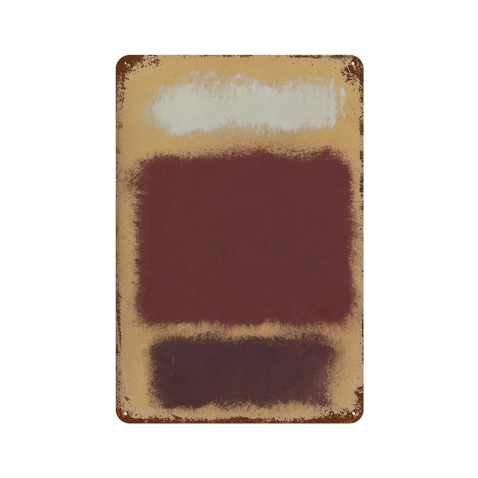 xiaoxiaoshen Mark Rothko Abstract Expressionist Modern Decor Wall Decor Art Metal Tin Poster Modern Home Decor Art Home Bar Shop Decorations Vintage Sign 30x20cm