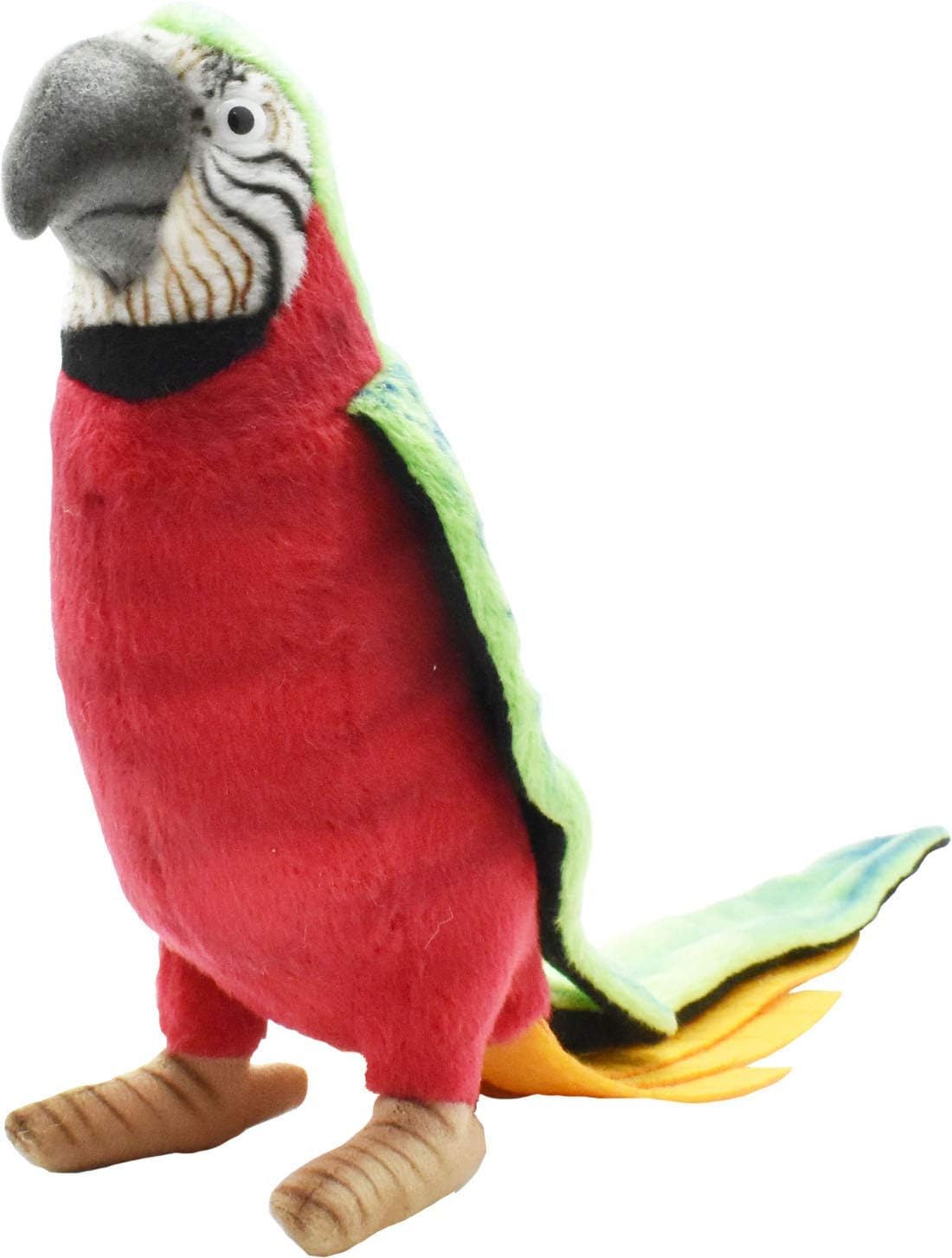 Hansa Parrot Plush, Red/Green