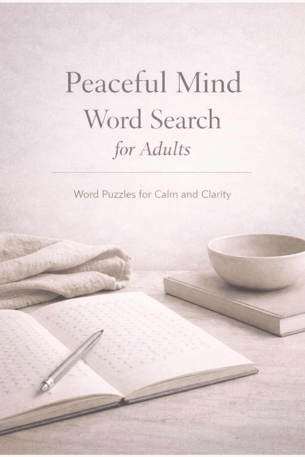 Peaceful Mind Word Search for Adults: Word Puzzles for Calm & Clarity