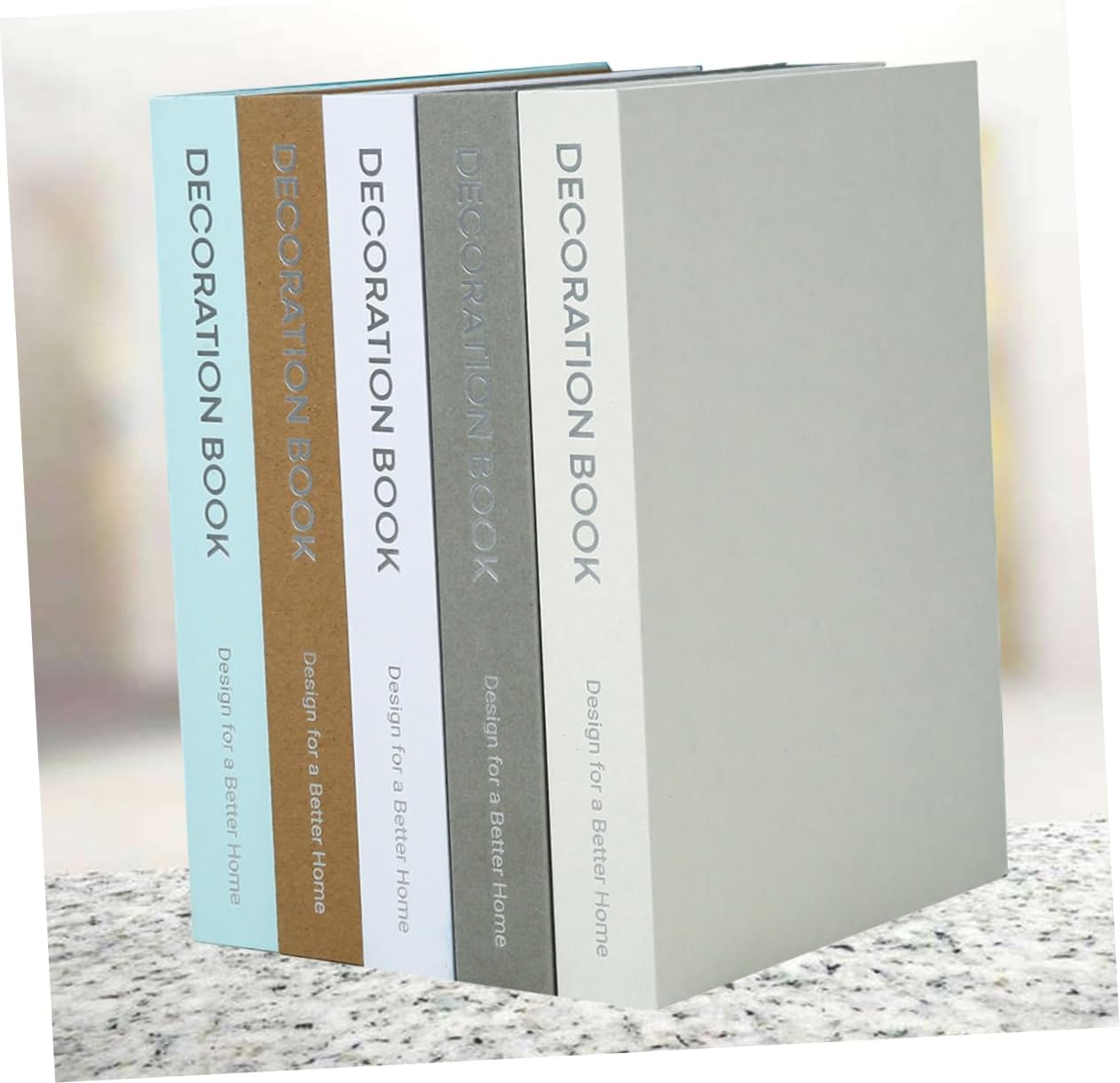 IMIKEYA 9pcs Realistic Book Stack Decor for Entryway Home Office Modern Fake Book Crafts for Tabletop Table Accents