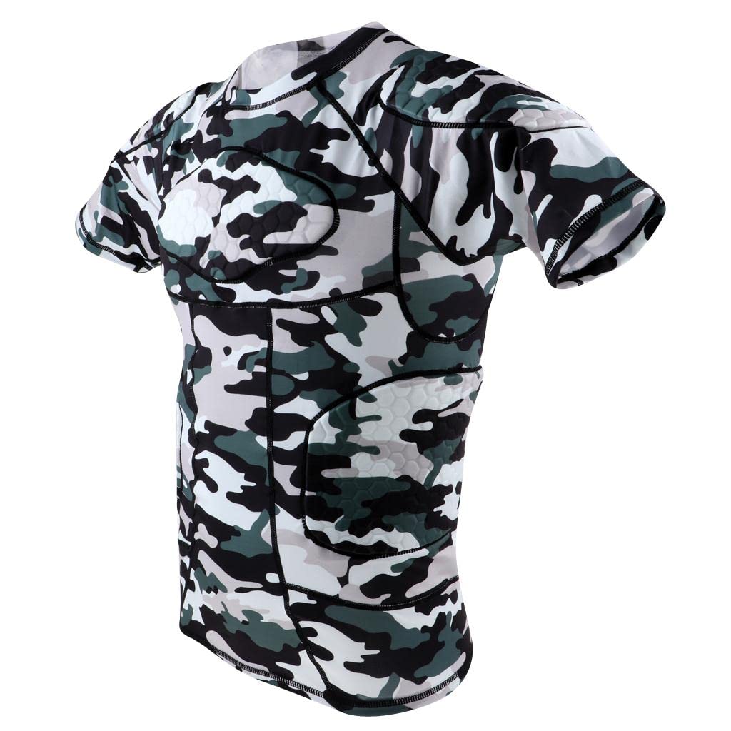 Enakshi® Men Padded Compression Shirt/Shorts Protector for Football Shirt Size L|Sporting Goods | Team Sports | Football | Clothing, Shoes & Accessories | Protective Gear-image-19
