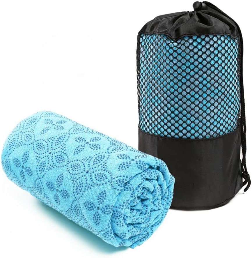 LULOSK Yoga Towel, Hot Yoga Mat Towel Sweat Absorbing Non
